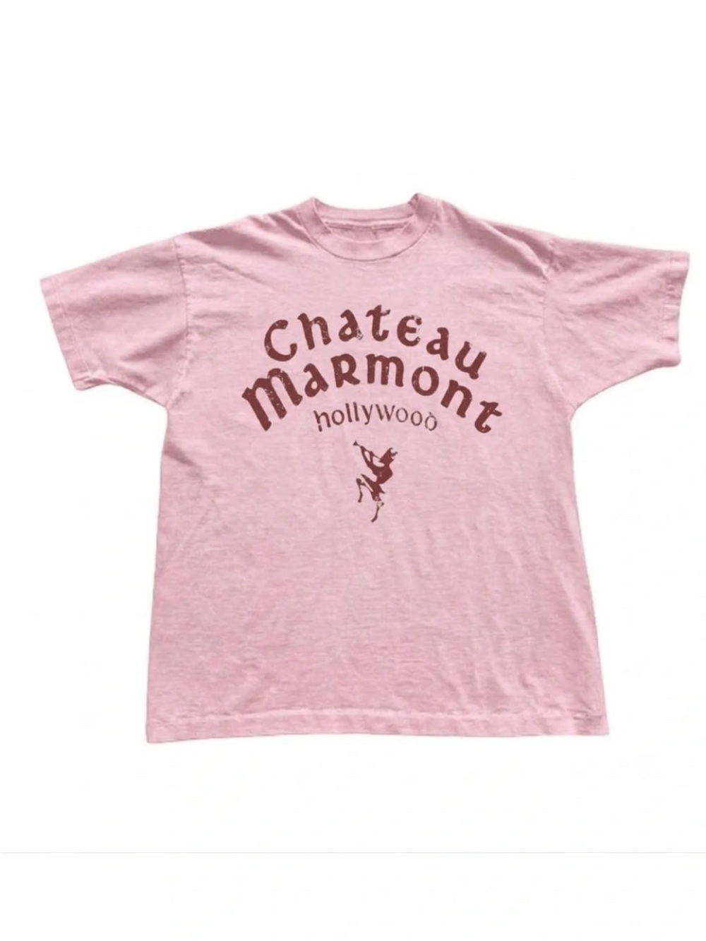 Vintage Chateau Marmont Pink Graphic Tee